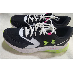 Under Armour HOVR Turbulence LTD black and neon green size 10 men